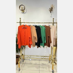 قميص ساتان ساده ~ (SH-00302)