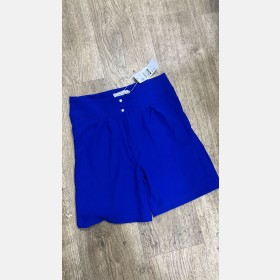 شورت بناتي خصر عالي سادة