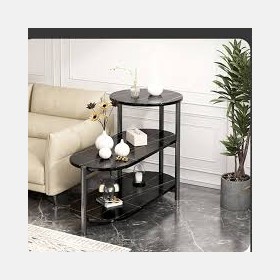 طاولة اسطوانية 3 رفوف