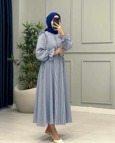 ID_01120  فستان مخطط